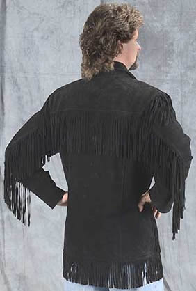 Suede Fringe Leather Frontier jacket