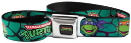 Teenage Mutant Ninja Turtles Green Seatbelt belt