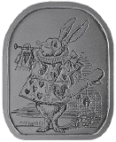 the white rabbit alice in wonderland buckle