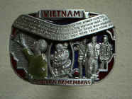 vietnam wall buckle