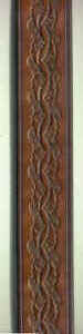 Tan Tooled Belt Flowery Design