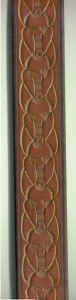 Tan Tooled Belt Elaborate Design