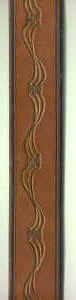 Tan Tooled Belt Wave Design