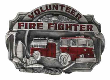 1987 Colorado Fire Fighters Belt Buckle Collectors New 