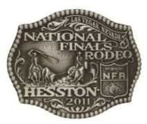 2011 Hesston NFR youth buckle