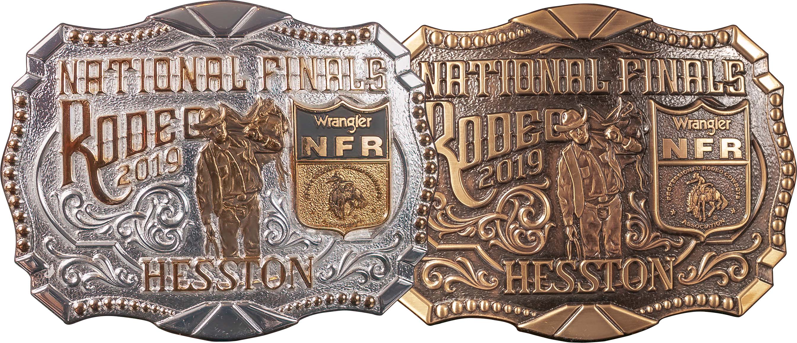 2012 Hesston National Finals Rodeo Large Belt Buckle 