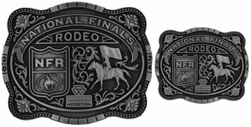 2024 Hesston Adult buckle and 2024 Small Hesston buckle
