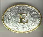 Gold and Silver Initial E