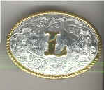 Gold and Silver Initial L