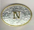 Gold and Silver Initial N