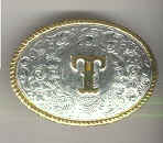 Gold and Silver Initial T