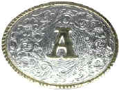Gold and Silver Initial A