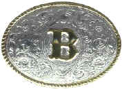 Gold and Silver Initial B