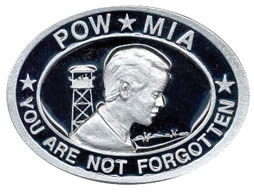 POW MIA buckle