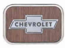 Wood Chevy Buckle